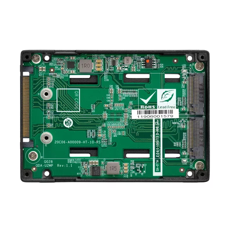 Θήκη αποθήκευσης QNAP QDA-U2MP θήκη SSD μαύρο M.2