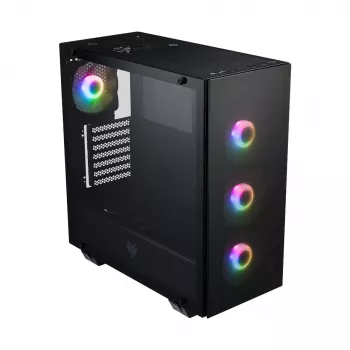 FSP CMT512 Midi Tower μαύρο