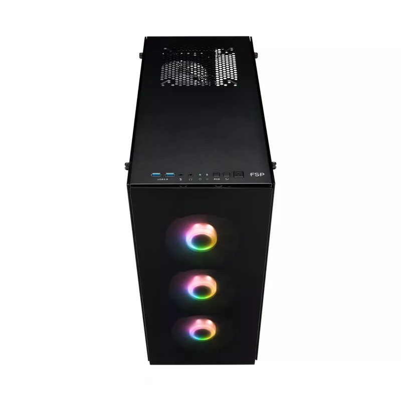 FSP CMT512 Midi Tower μαύρο