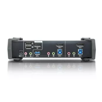 ATEN Διακόπτης KVMP™ 2-Port USB 3.1 Gen 1 4K DisplayPort 1.2 με ήχο (καλώδιο KVM περιλαμβάνεται)