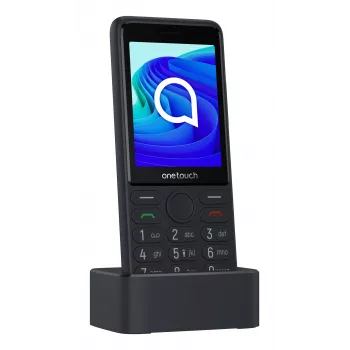 TCL OneTouch 4042S Dual-SIM τηλέφωνο με βάση φόρτισης, γκρι