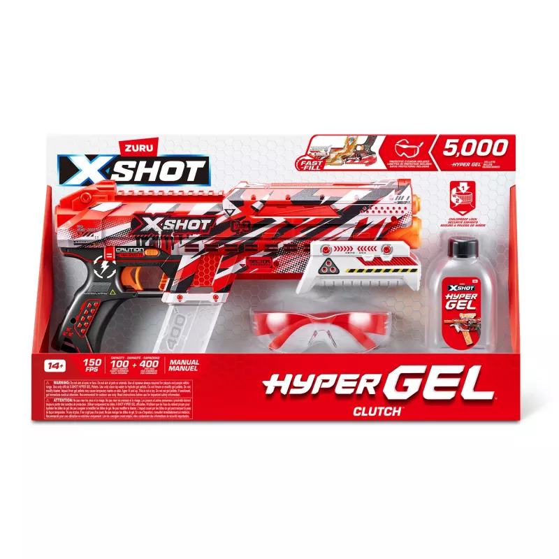 XSHOT Hyper Gel Clutch Blaster (5.000 Hyper Gel Σφαιρίδια) ZURU