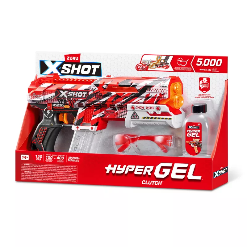XSHOT Hyper Gel Clutch Blaster (5.000 Hyper Gel Σφαιρίδια) ZURU