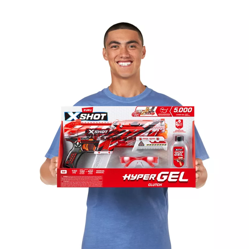 XSHOT Hyper Gel Clutch Blaster (5.000 Hyper Gel Σφαιρίδια) ZURU
