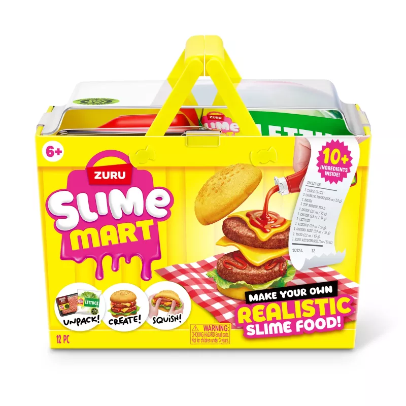 ZURU Slime Mart Μικρό καλάθι, Παιχνίδι τροφίμων, 6 έτη, Πολύχρωμο