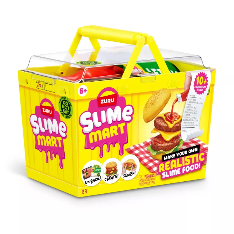 ZURU Slime Mart Μικρό καλάθι, Παιχνίδι τροφίμων, 6 έτη, Πολύχρωμο
