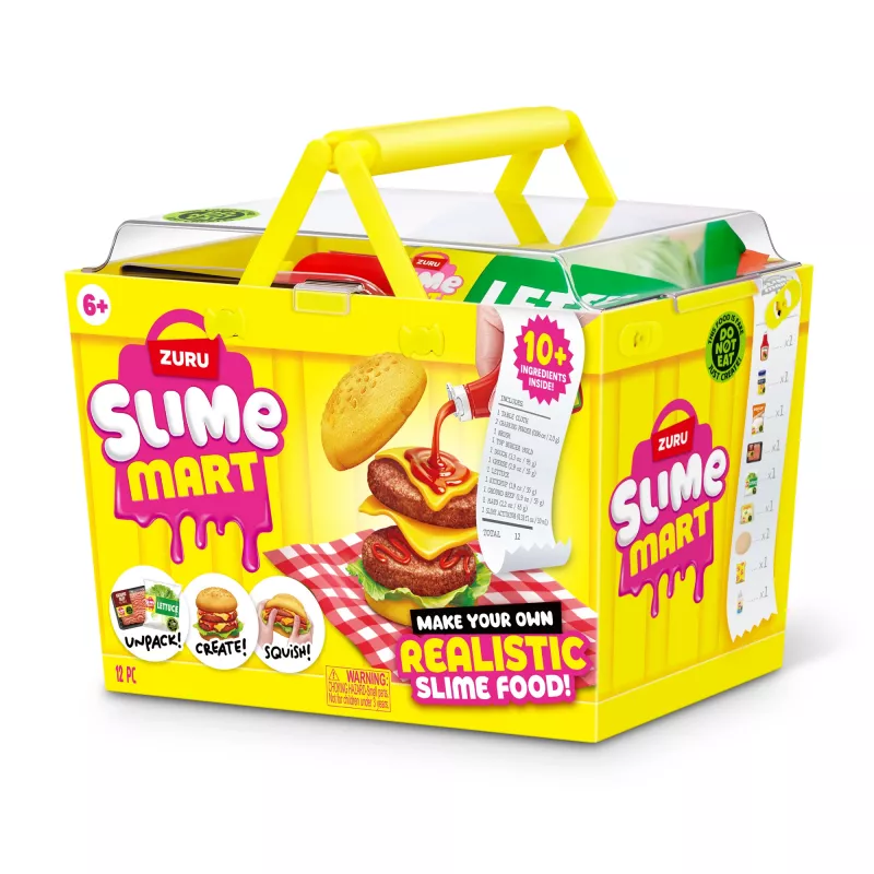 ZURU Slime Mart Μικρό καλάθι, Παιχνίδι τροφίμων, 6 έτη, Πολύχρωμο