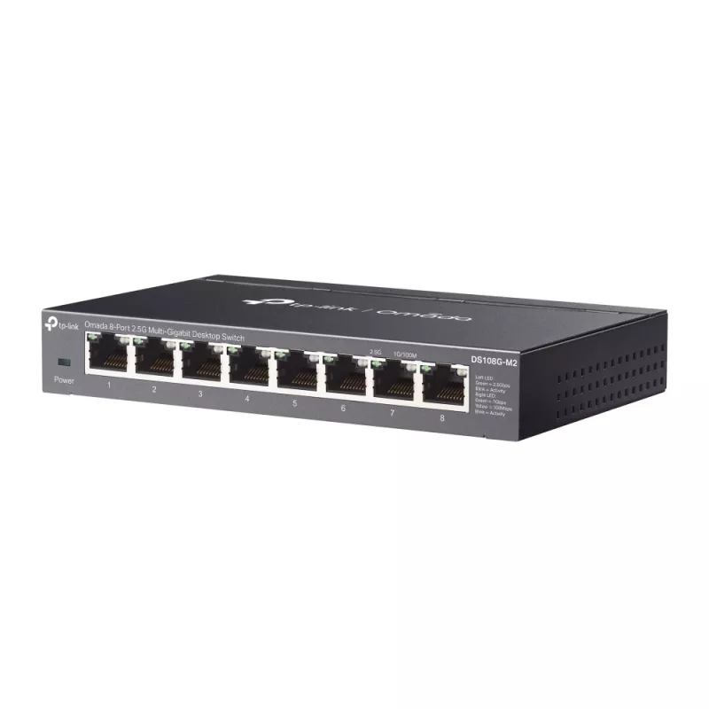 TP-Link Omada DS108G-M2 switch δικτύου unmanaged 2.5G Ethernet (100/1000/2500) μαύρο