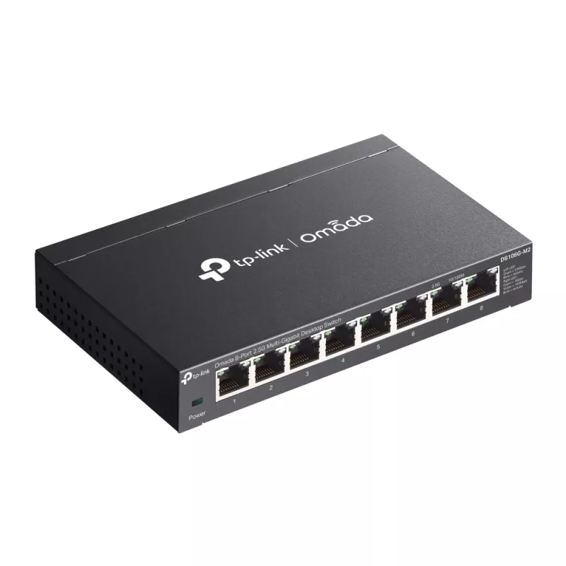 TP-Link Omada DS108G-M2 switch δικτύου unmanaged 2.5G Ethernet (100/1000/2500) μαύρο