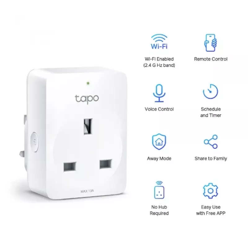 Έξυπνη πρίζα Wi-Fi TP-Link Tapo Mini P100