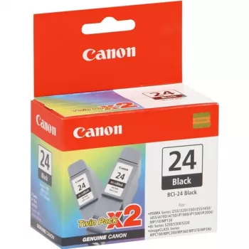 Canon BCI-24 δοχείο μελάνης 2 τεμ. γνήσιο μαύρο