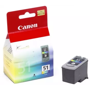 Canon CL-51 δοχείο μελάνης 1 τεμ. γνήσιο υψηλής (XL) χωρητικότητας κυανό, ματζέντα, κίτρινο