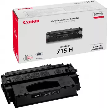 Κασέτα τόνερ Canon 715H γνήσιο μαύρο – 7000 σελίδες, συμβατό με εκτυπωτή laser Canon