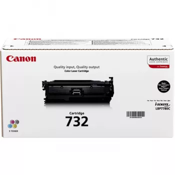 Κασέτα τόνερ Canon 732K — γνήσιο μαύρο, laser, απόδοση 6100 σελίδες, 1 τεμ.