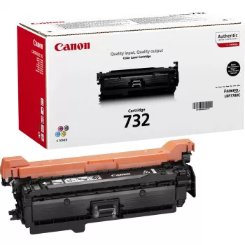 Κασέτα τόνερ Canon 732K — γνήσιο μαύρο, laser, απόδοση 6100 σελίδες, 1 τεμ.