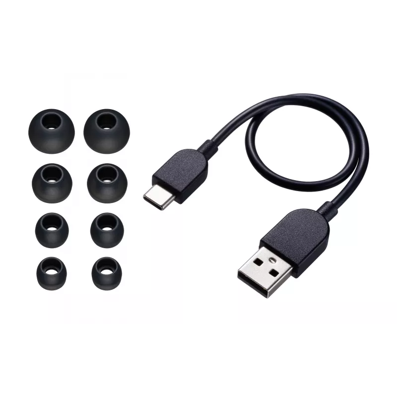 JVC XX Deep Bass Ασύρματα Earbuds Μαύρα