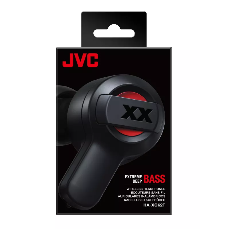 JVC XX Deep Bass Ασύρματα Earbuds Μαύρα