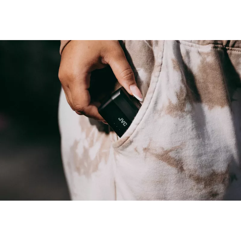 JVC XX Deep Bass Ασύρματα Earbuds Μαύρα