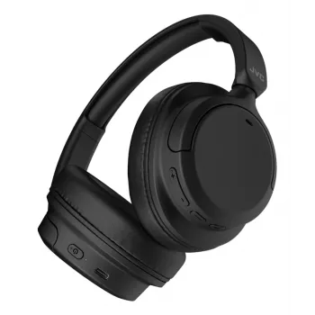 JVC Over-Ear Ακουστικά με Ακύρωση Θορύβου, Headset, Ασύρματα, Κεφαλόδεσμος, Κλήσεις/Μουσική, USB Type-C, Bluetooth, Μαύρα