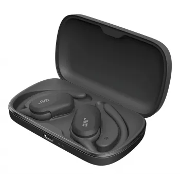 Headset JVC HA-NP40T True Wireless Stereo TWS Άγκιστρο Αυτιού Bluetooth Μαύρα, 20–20000 Hz, 10 m