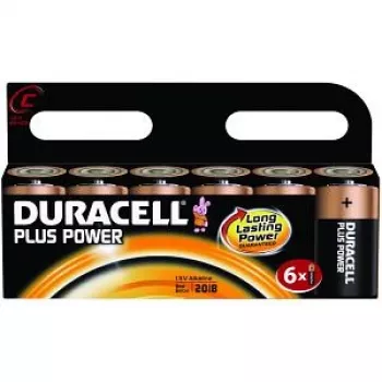 Duracell Plus Power C, Συσκευασία 6 τεμ. Μπαταρία μίας χρήσης Αλκαλική