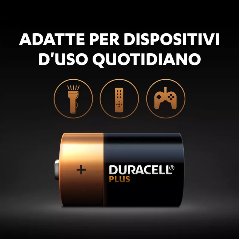 Duracell Plus Μπαταρία μίας χρήσης D Αλκαλική