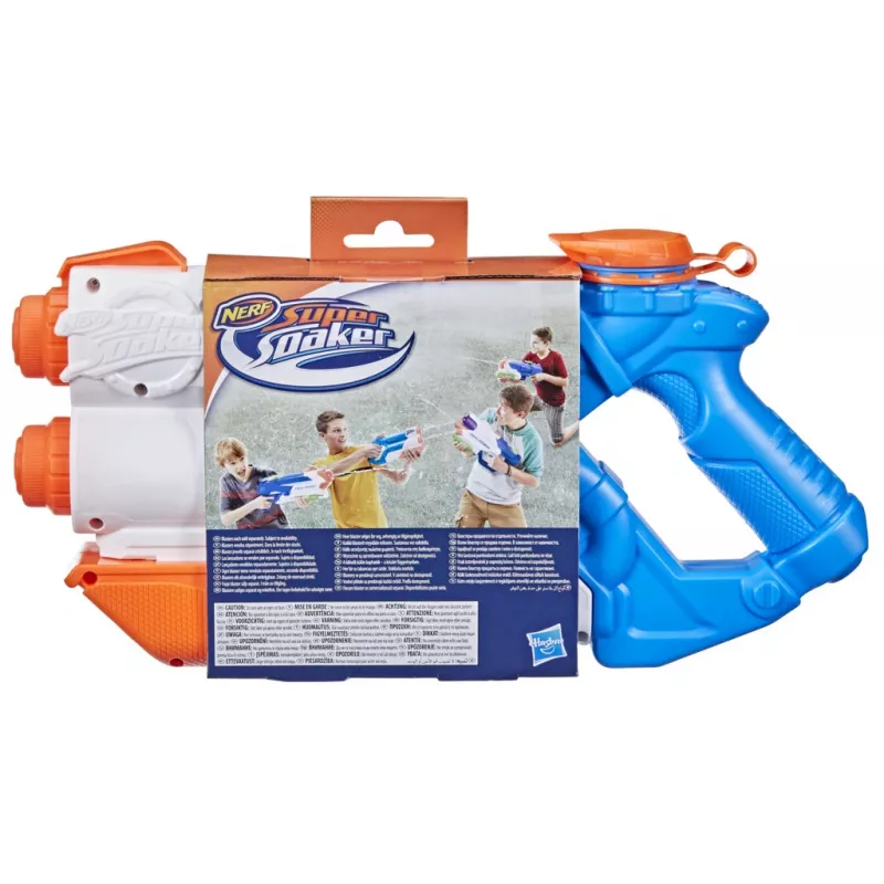 Nerf Super Soaker Twin Tide, Παιχνίδι-όπλο νερού, Πολύχρωμο, 6 ετών