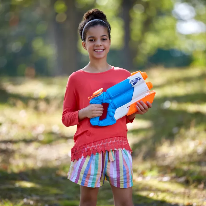 Nerf Super Soaker Twin Tide, Παιχνίδι-όπλο νερού, Πολύχρωμο, 6 ετών