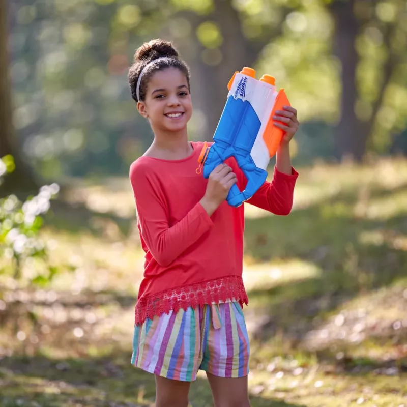 Nerf Super Soaker Twin Tide, Παιχνίδι-όπλο νερού, Πολύχρωμο, 6 ετών