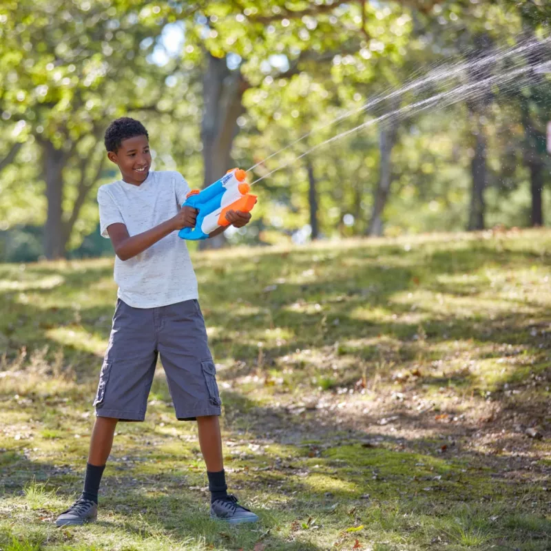 Nerf Super Soaker Twin Tide, Παιχνίδι-όπλο νερού, Πολύχρωμο, 6 ετών