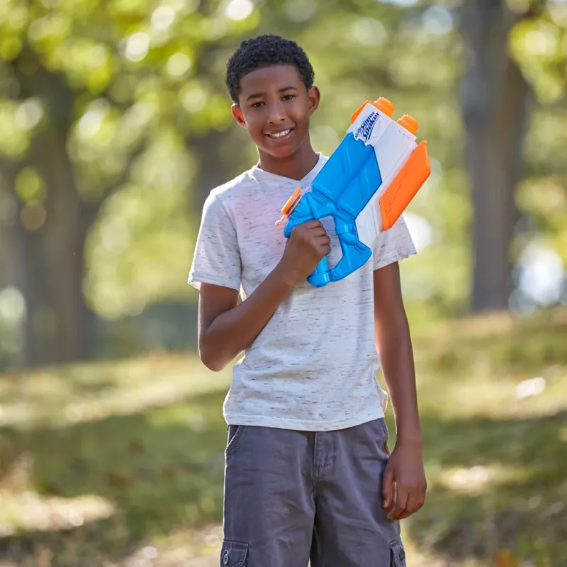 Nerf Super Soaker Twin Tide, Παιχνίδι-όπλο νερού, Πολύχρωμο, 6 ετών