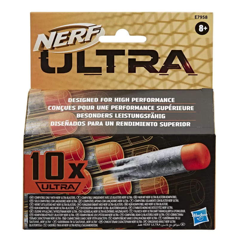 Nerf Ultra 10-Dart Refill Pack -- Το απόλυτο στο Dart-Blasting -- Συμβατό μόνο με blasters