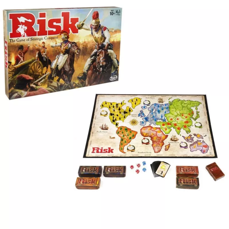 Επιτραπέζιο παιχνίδι Hasbro Gaming Risk War Προτεινόμενη ηλικία 10 ετών