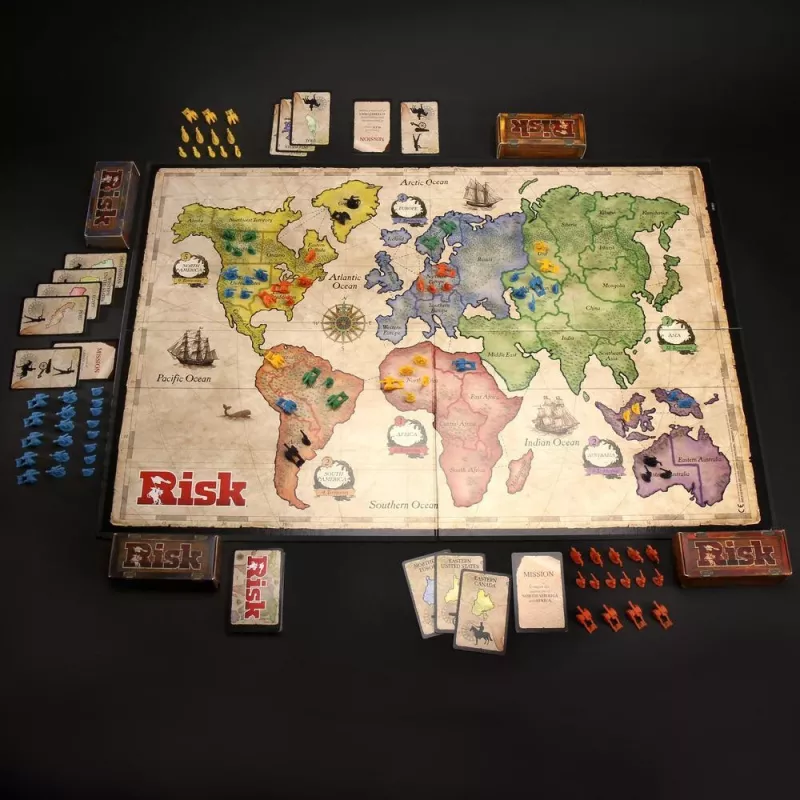 Επιτραπέζιο παιχνίδι Hasbro Gaming Risk War Προτεινόμενη ηλικία 10 ετών