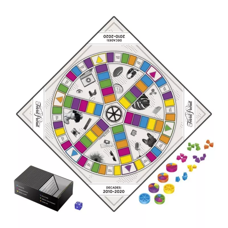 Hasbro Gaming Trivial Pursuit Δεκαετίες 2010 έως 2020 Επιτραπέζιο παιχνίδι Trivia