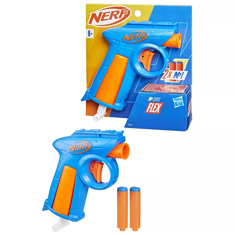 Παιχνίδι blaster NERF N Series Flex μπλε πορτοκαλί 8+