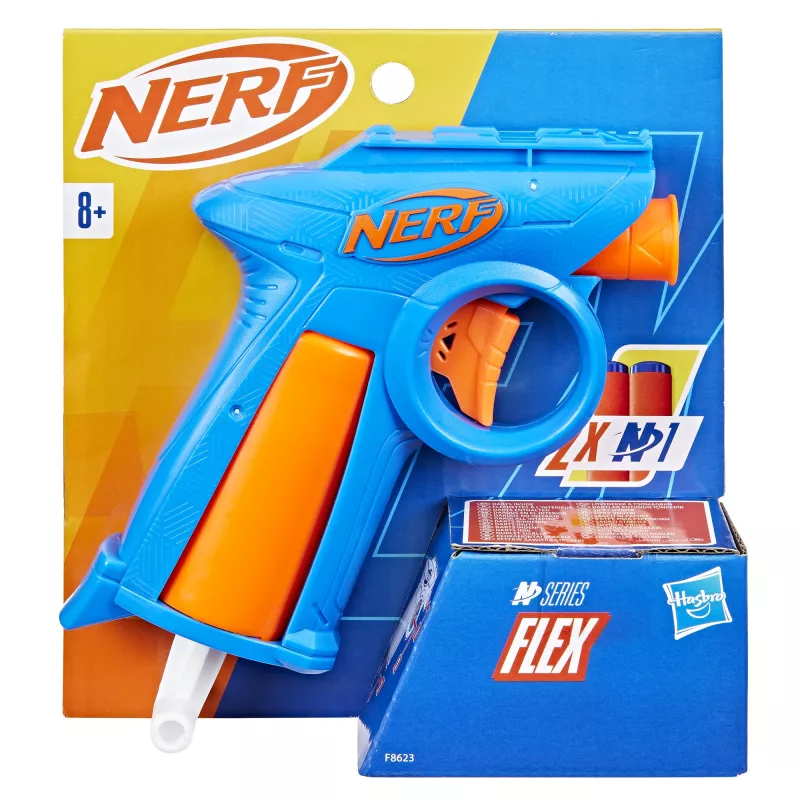 Παιχνίδι blaster NERF N Series Flex μπλε πορτοκαλί 8+
