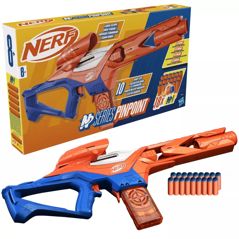Παιχνίδι blaster NERF Nerf N Series Pinpoint μπλε πορτοκαλί 8+