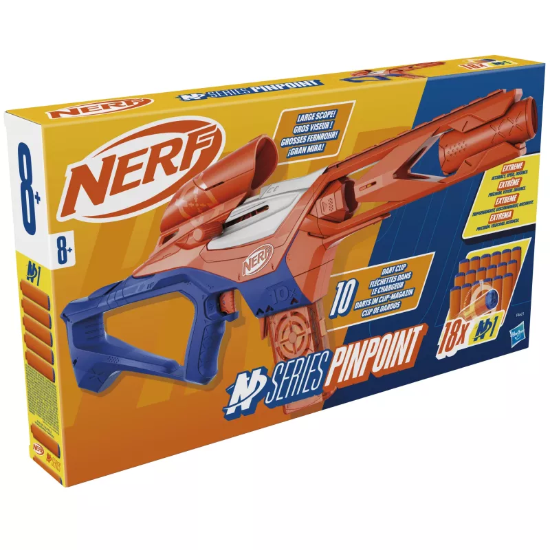 Παιχνίδι blaster NERF Nerf N Series Pinpoint μπλε πορτοκαλί 8+