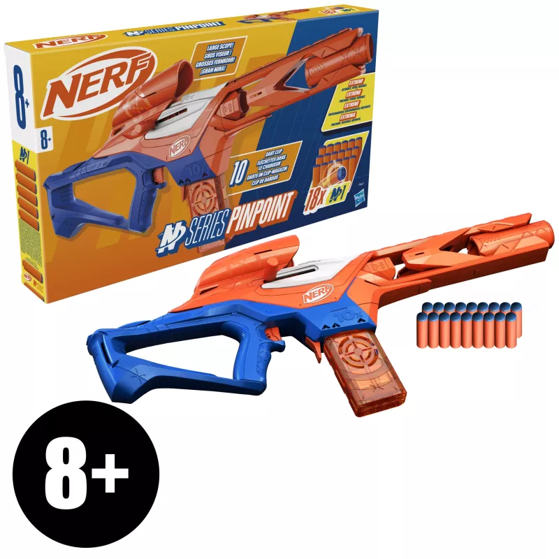 Παιχνίδι blaster NERF Nerf N Series Pinpoint μπλε πορτοκαλί 8+