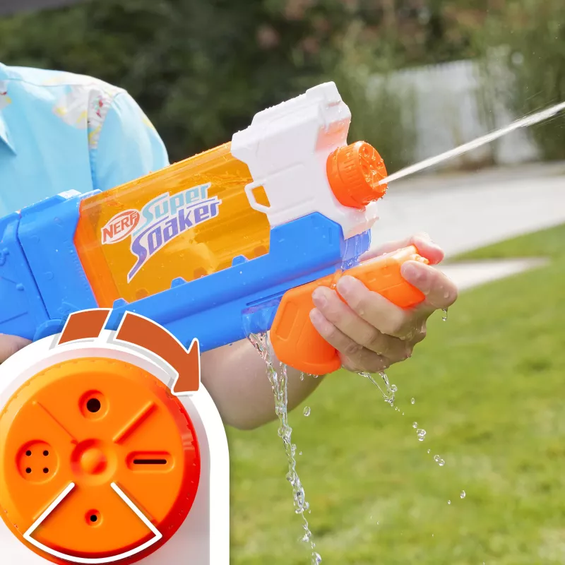Nerf Super Soaker Flip Fill, παιχνίδι blaster, 6 ετών