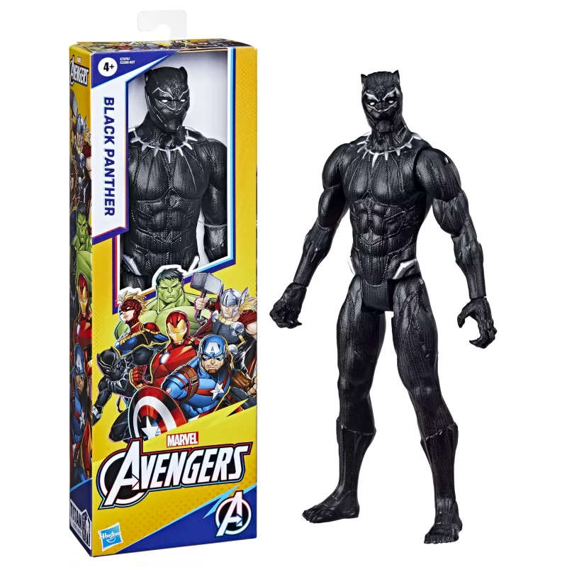 Marvel Avengers Titan Hero Black Panther φιγούρα, 4 ετών, πολύχρωμο, πλαστικό
