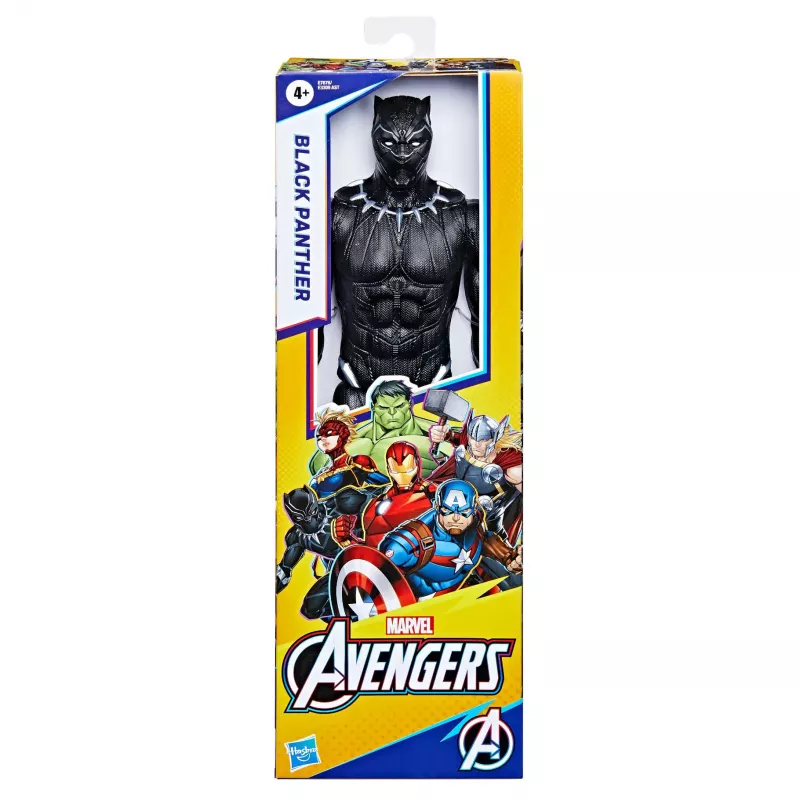 Marvel Avengers Titan Hero Black Panther φιγούρα, 4 ετών, πολύχρωμο, πλαστικό
