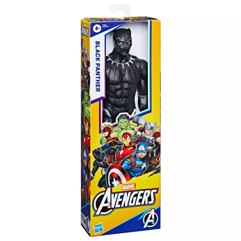 Marvel Avengers Titan Hero Black Panther φιγούρα, 4 ετών, πολύχρωμο, πλαστικό