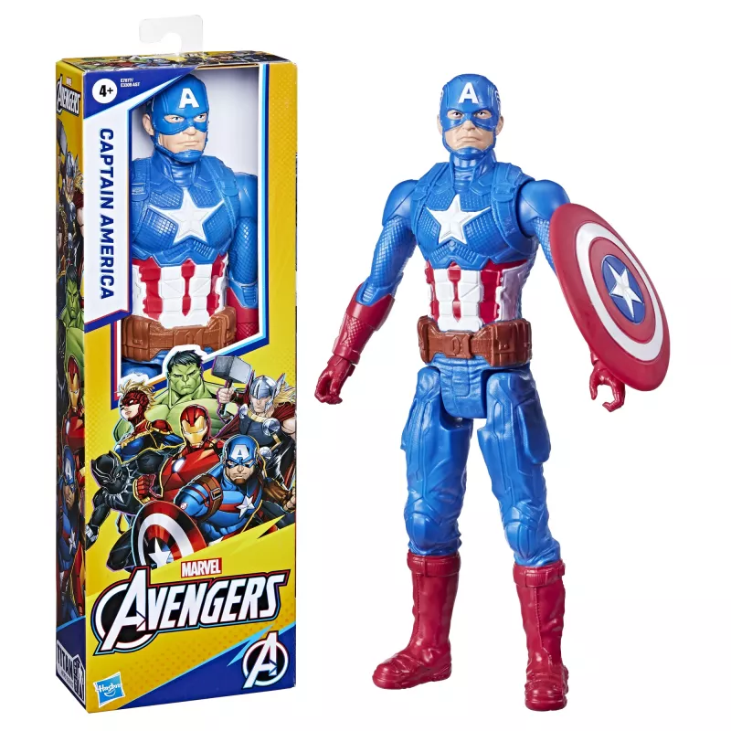 Marvel Avengers Captain America, 4 ετών, μπλε, κόκκινο, λευκό, πλαστικό