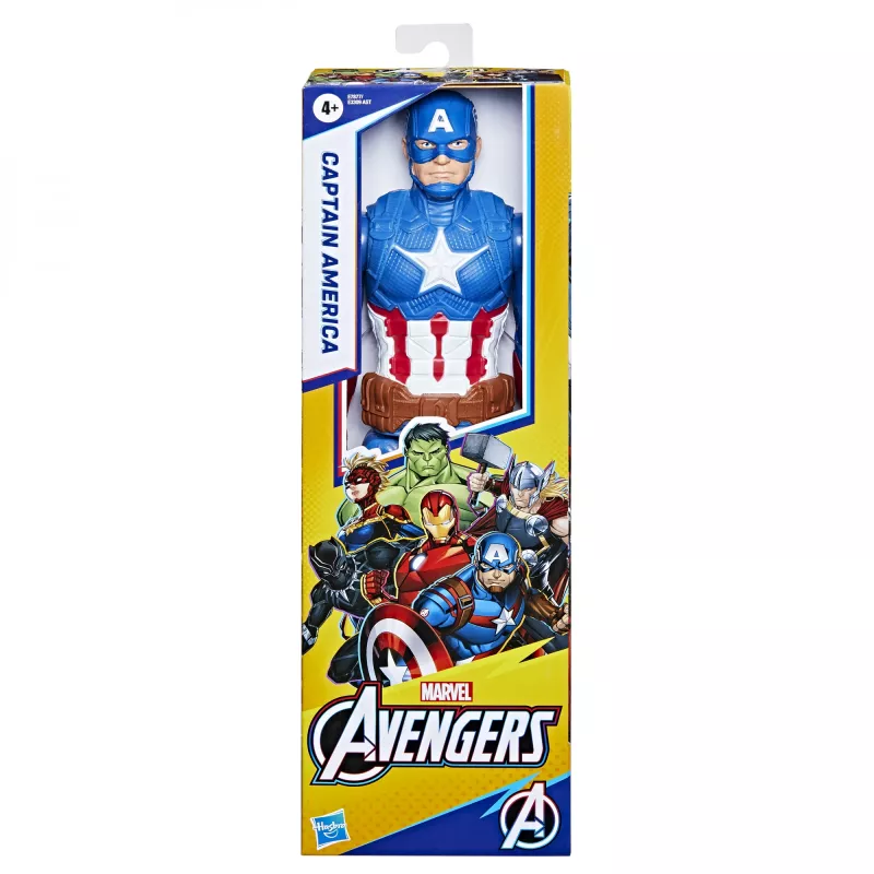 Marvel Avengers Captain America, 4 ετών, μπλε, κόκκινο, λευκό, πλαστικό