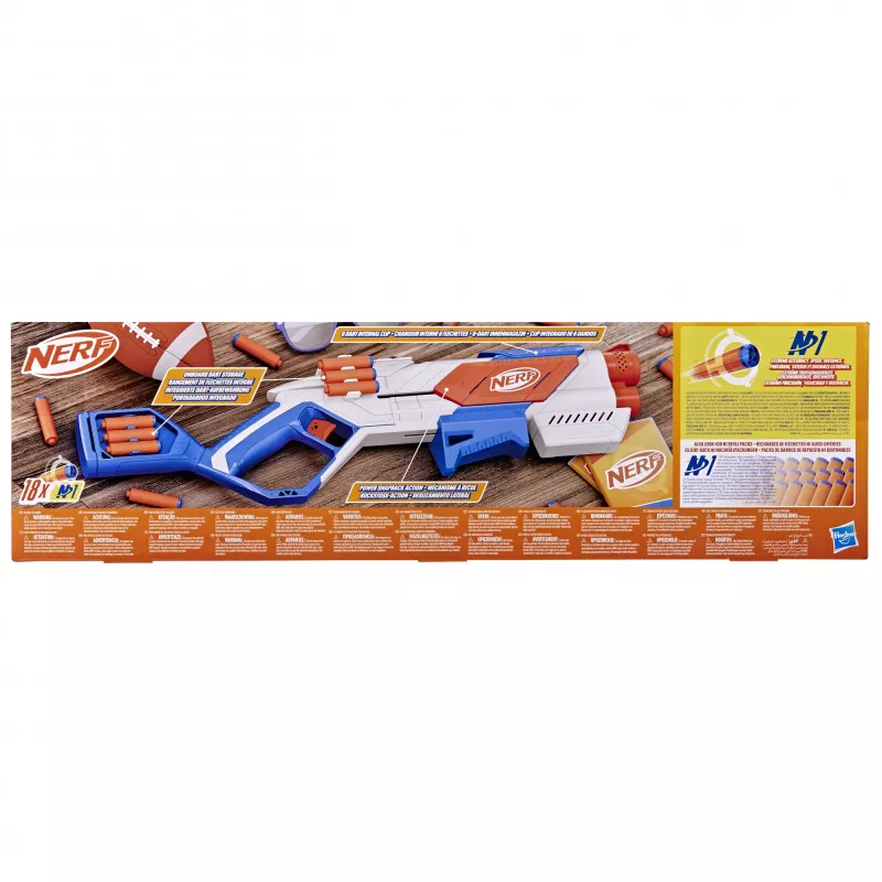 Παιχνίδι blaster Nerf N Series Strikeback μπλε πορτοκαλί λευκό 8+
