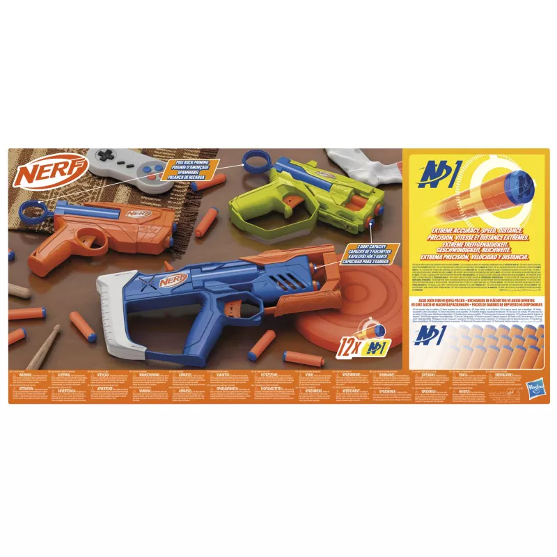 Nerf N Series Triple Action Pack, παιχνίδι blaster, 8 ετών