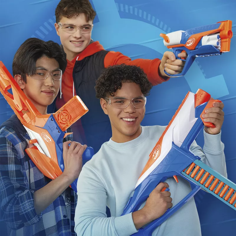 Nerf N Series Triple Action Pack, παιχνίδι blaster, 8 ετών
