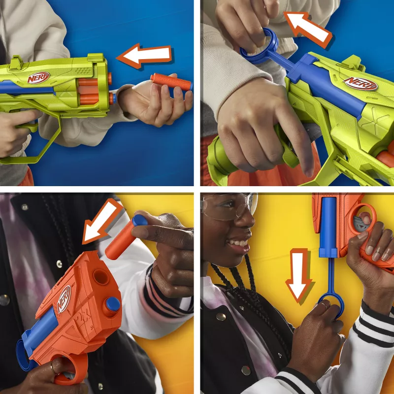Nerf N Series Triple Action Pack, παιχνίδι blaster, 8 ετών